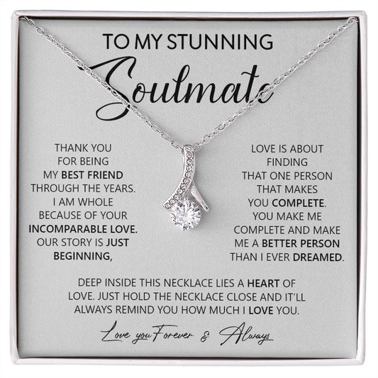 My Stunning Soulmate | Proud to be yours - Alluring Beauty necklace
